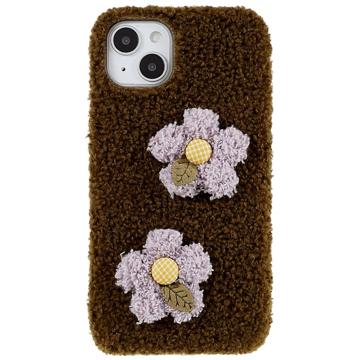 Funda de TPU Serie Fluffy Flower para iPhone 14 Plus