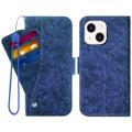 Funda con Tarjetero Giratorio para iPhone 14 Plus - Estilo Cartera - Azul