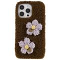 Funda de TPU Serie Fluffy Flower para iPhone 14 Pro