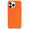 Funda de Silicona Magnética para iPhone 14 Pro (Embalaje abierta - Bulk) - Naranja