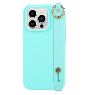 Funda de TPU Candy Color con Correa de Mano para iPhone 14 Pro Max