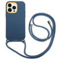 Carcasa Híbrida 360 con Acollador para iPhone 14 Pro Max - Azul