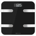 Forever AS-100 Analytical Smart Body Fat Scale - Black