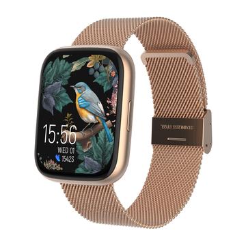 Forever ForeVigo 4 SW-330 Smartwatch para mujer - Oro rosa