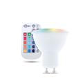 Bombilla LED Forever Light GU10 con RGB - 5W - Blanca