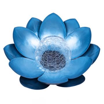 Forever Sunari FLS-70 Lámpara LED solar de loto azul - Blanco cálido