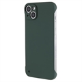 Carcasa de Plástico Sin Marco para iPhone 14 - Verde Oscuro
