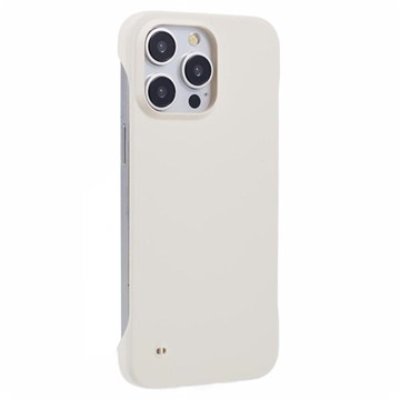 Carcasa de Plástico Sin Marco para iPhone 16 Pro Max - Blanco