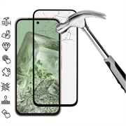Protector de Pantalla de Cristal Templado para Google Pixel 8a - Borde Negro