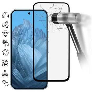 Protector de Pantalla de Cristal Templado para Google Pixel 9/9 Pro - Borde Negro