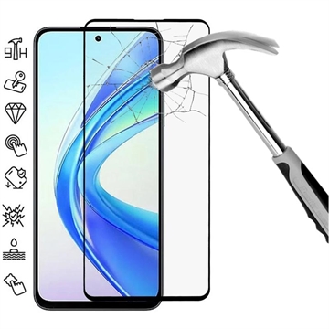 Protector de Pantalla de Cristal Templado para Honor X7b/90 Smart - Borde Negro