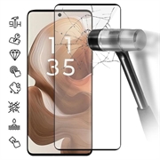 Protector de Pantalla de Cristal Templado para Motorola Edge 50 - Borde Negro
