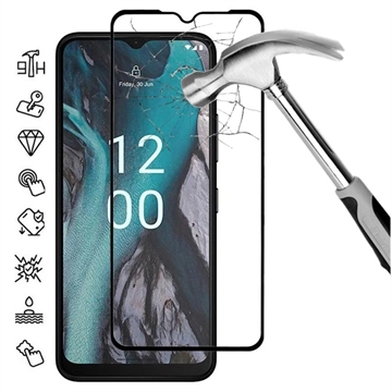 Protector de Pantalla de Cristal Templado - 9H para Nokia C22 - Borde Negro