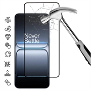 OnePlus Ace 5 Ultra/Nord 5 Full Cover Protector de pantalla de vidrio templado - 9H - Borde negro