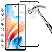 Protector de Pantalla de Cristal Templado - 9H para Oppo A79/A2 - Borde Negro