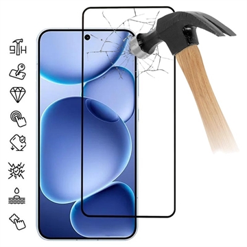 Protector de Pantalla de Cristal Templado para Oppo Find X8s+ - Borde Negro