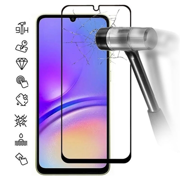 Protector de Pantalla de Cristal Templado - 9H para Samsung Galaxy A05 - Borde Negro
