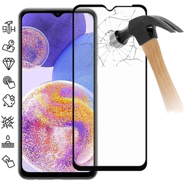 Protector de Pantalla de Cristal Templado - 9H para Samsung Galaxy A23 5G - Borde Negro
