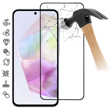 Protector de Pantalla de Cristal Templado de Cobertura Completa para Samsung Galaxy A36 - Borde Negro