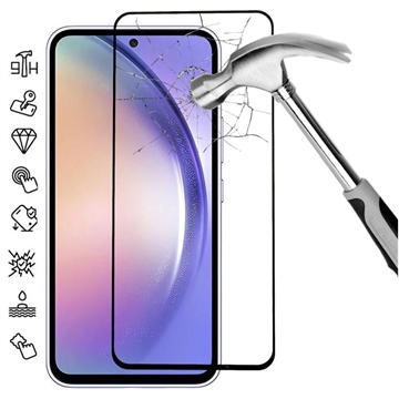 Protector de Pantalla de Cristal Templado para Samsung Galaxy A55 - Borde Negro