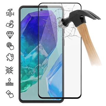 Protector de Pantalla de Cristal Templado para Samsung Galaxy M55 - Borde Negro