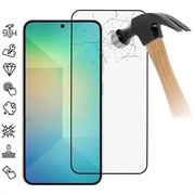 Protector de Pantalla de Cristal Templado de Cobertura Completa para Samsung Galaxy S25 - Borde Negro