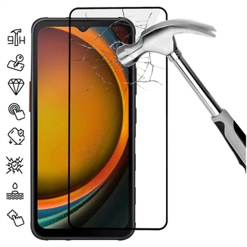 Protector de Pantalla de Cristal Templado - 9H para Samsung Galaxy Xcover7 - Borde Negro
