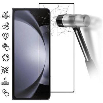 Protector de Pantalla de Cristal Templado para Samsung Galaxy Z Fold6 - Borde Negro