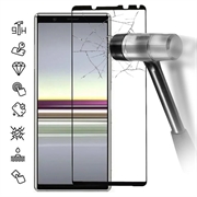 Protector de Pantalla de Cristal Templado - 9H para Sony Xperia 5 V - Borde Negro