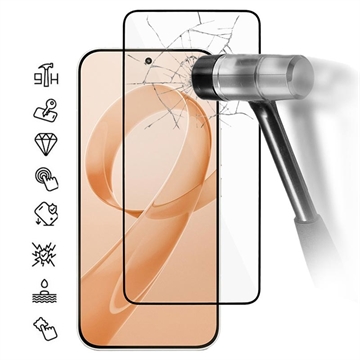 Xiaomi Redmi K90/Poco F8 Pro Full Cover Protector de pantalla de vidrio templado - 9H - Borde negro