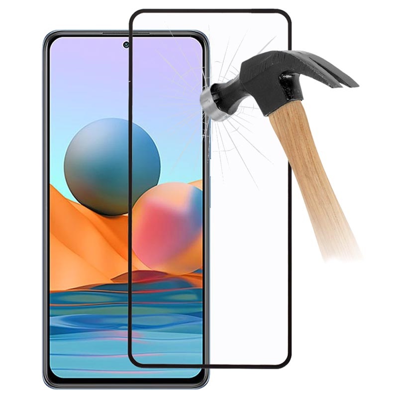 Protector de Pantalla de Cristal Templado para Xiaomi Redmi Note 10 Pro -  Negro