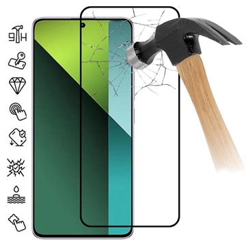 Protector de Pantalla de Cristal Templado para Xiaomi Redmi Note 13 Pro+ - Borde Negro