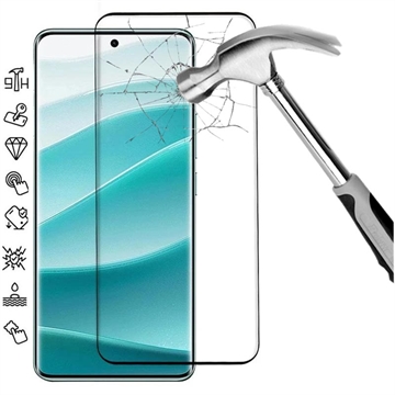 Protector de Pantalla de Cristal Templado de Cobertura Completa para Xiaomi Redmi Note 14 Pro/14 Pro 5G/Poco X7 - Borde Negro