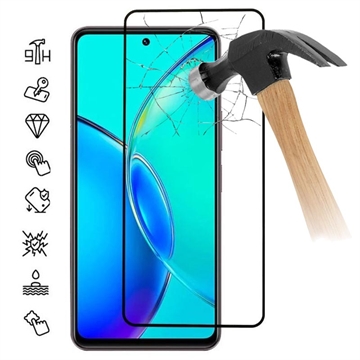 Protector de Pantalla de Cristal Templado para vivo Y27s - Borde Negro