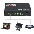 Divisor HDMI 1x4 Full HD - Audio y Video - Negro