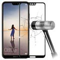 Protector de Pantalla de Cristal Templado 5D Full Size para Huawei P20 Lite - Negro