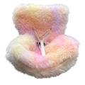 Asiento de seguridad de peluche para el coche para la muñeca Labubu 15-17cm - Rosa / Amarillo / Púrpura