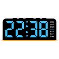 GH9001 Reloj Despertador Digital LED con Fecha - Negro / Luz Azul