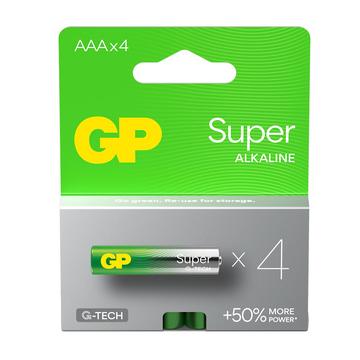 GP Super G-Tech Pilas alcalinas LR03/AAA 1000mAh