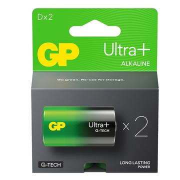 Pilas GP Ultra+ G-Tech LR20/D - 2 uds.