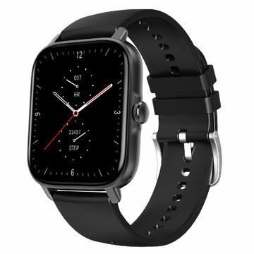 GT21 Reloj inteligente con pantalla HD de 1.75" - Monitor de frecuencia cardiaca y ECG, IP67 - Negro