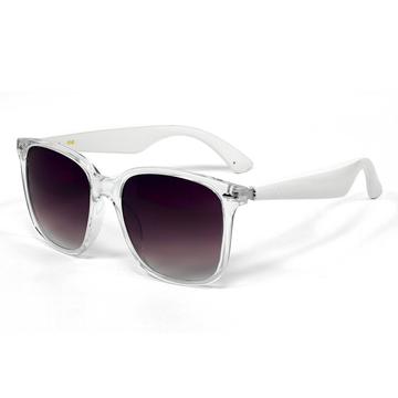 GY500 AI Gafas inteligentes con Bluetooth 5.4, UV400 y traducción en tiempo real - Transparente / Blanco