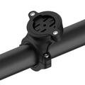 Soporte para ciclocomputador Garmin Edge MTB/1050/840/540 con ranura AirTag - Negro