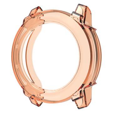Carcasa Ultradelgada de TPU para Garmin Instinct 3 - 45mm - Naranja Transparente