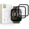 Protector de pantalla híbrido Garmin Venu X1 Tech-Protect Glass Flex+ - 2 pzs. - Negro
