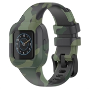 Correa de Silicona Suave para Garmin VivoFit Jr. 3 - Verde camuflaje