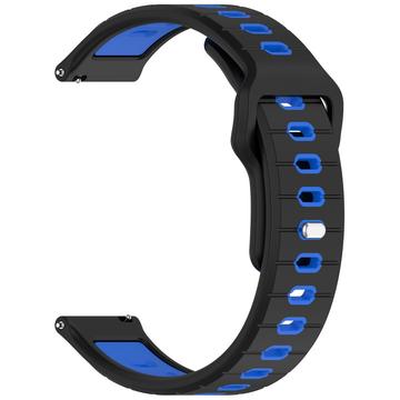 Correa Deportiva de Silicona para Garmin Vivoactive 6 - Negro / Azul