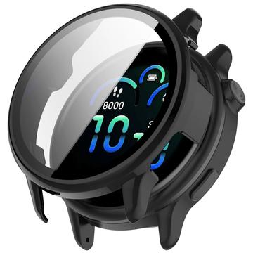 Carcasa de Plástico con Protector de Pantalla para Garmin Vivoactive 6 - Negro