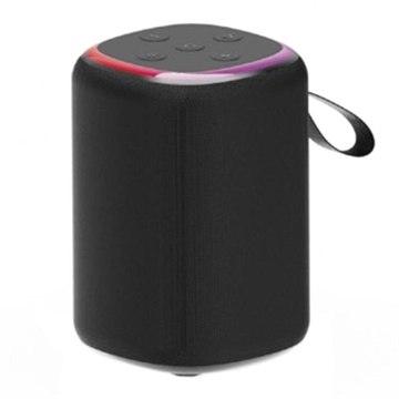 Altavoz Bluetooth Gembird SPK-BT-LED-08S - Negro