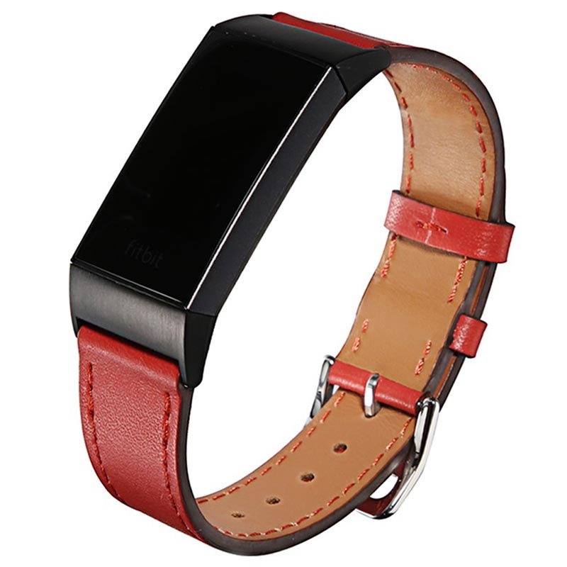 Fitbit Charge 3 Leather Strap with Connectors